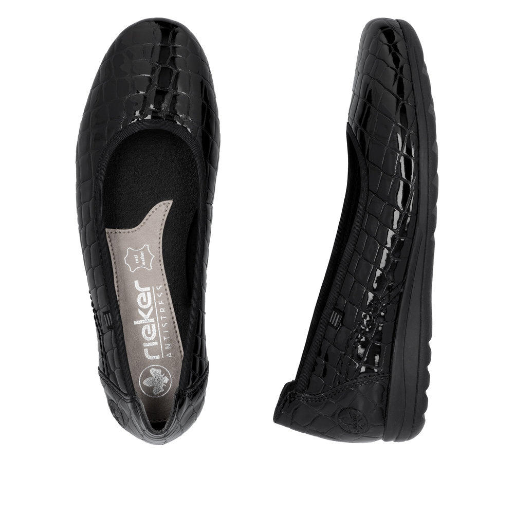 Rieker Ladies Flat Pump Shoe