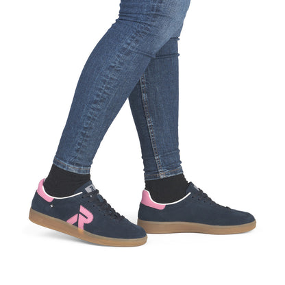 Rieker Ladies Low Profile Lace Up Sneaker