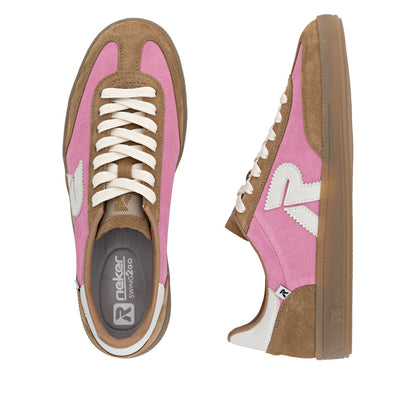 Rieker Ladies Low Profile Lace Up Sneaker