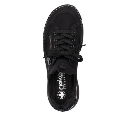 Rieker Ladies Zip and Lace Up Sneaker