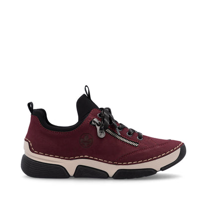 Rieker Ladies Zip and Lace Up Sneaker