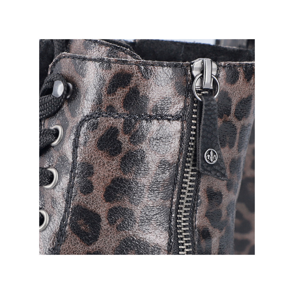 Rieker Ladies Lace Up Chunky Boot