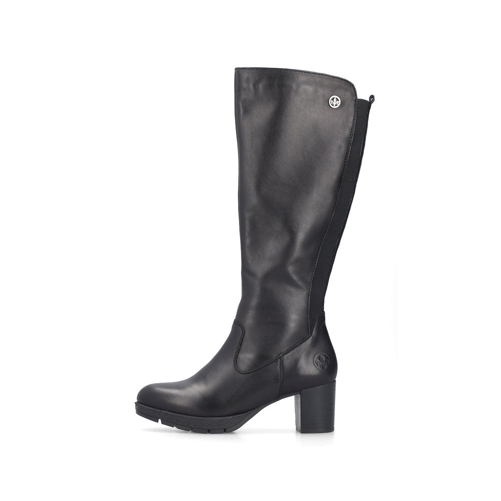 Rieker Ladies Slim Leg Block Heel Boot