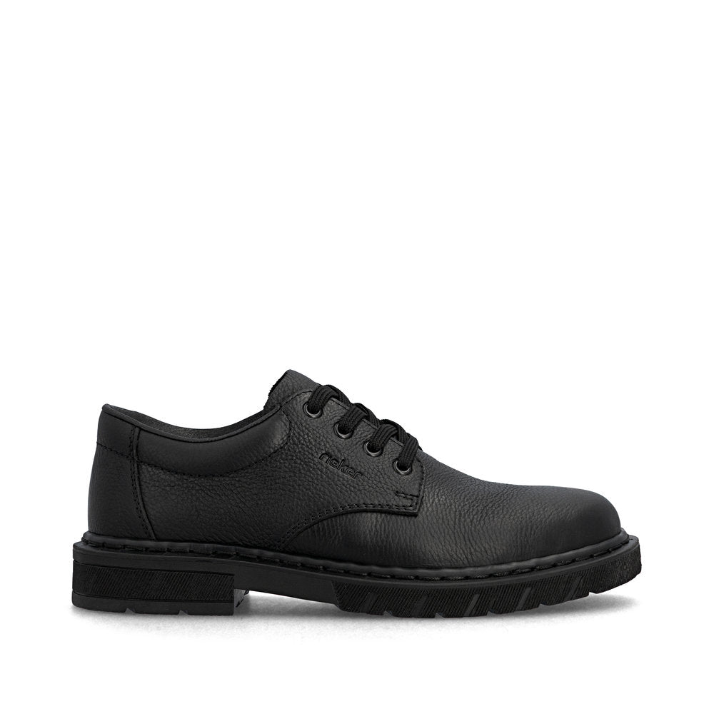 Rieker Gents Waxy Leather Chunky Sole Lace Up Shoe