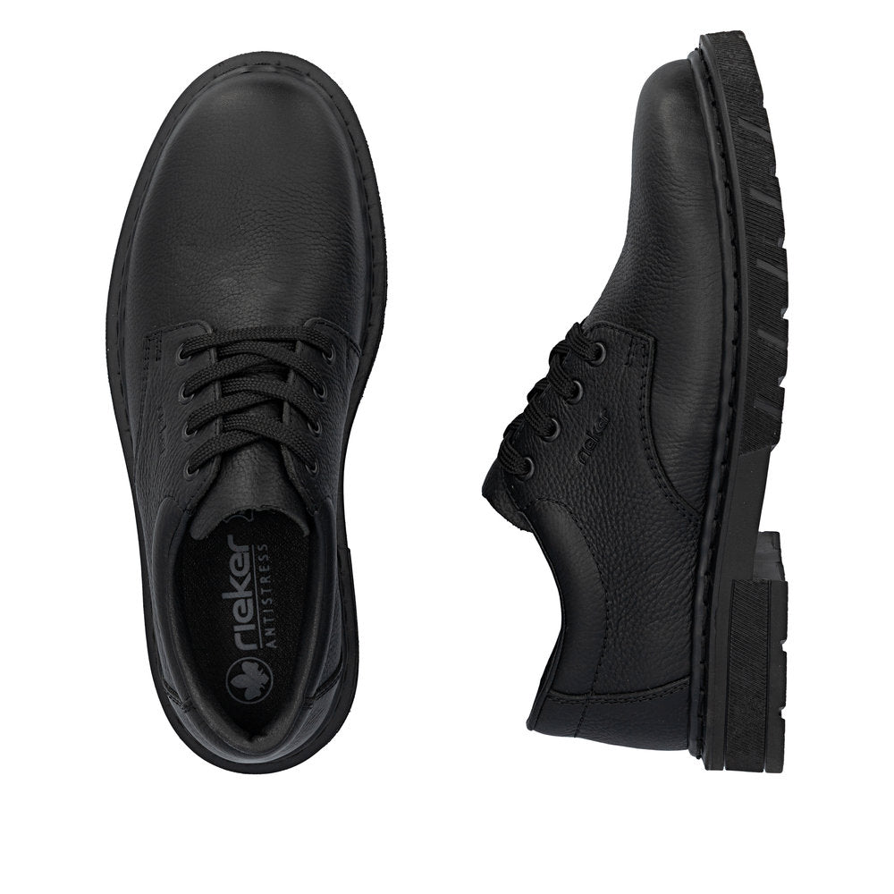 Rieker Gents Waxy Leather Chunky Sole Lace Up Shoe