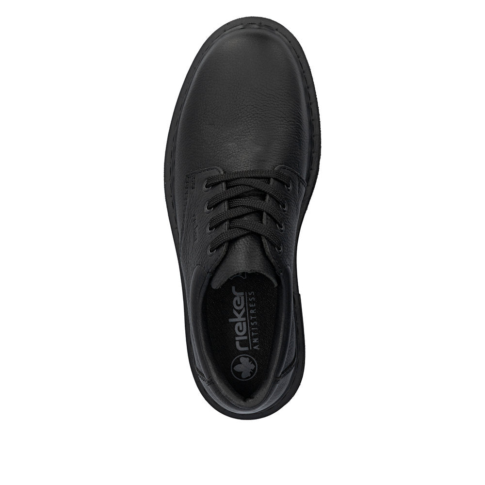 Rieker Gents Waxy Leather Chunky Sole Lace Up Shoe
