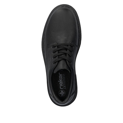 Rieker Gents Waxy Leather Chunky Sole Lace Up Shoe