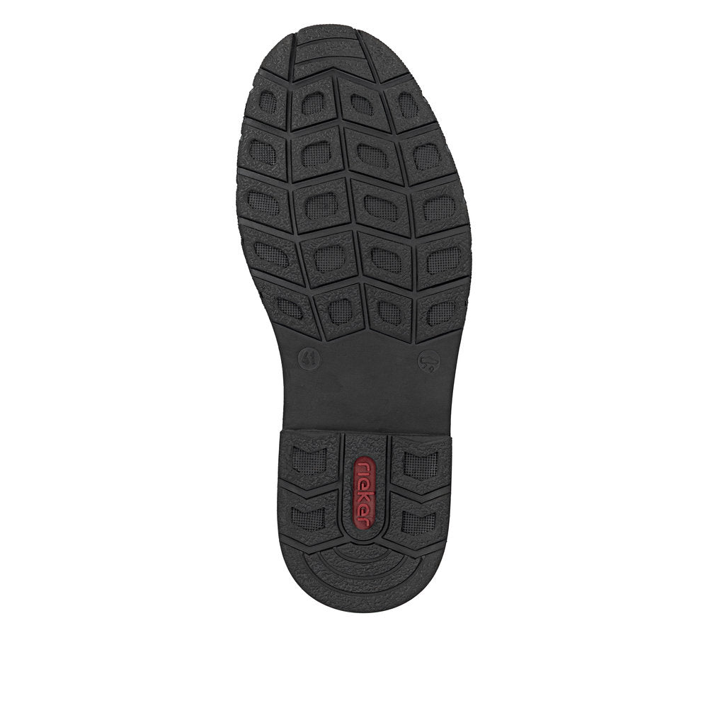 Rieker Gents Waxy Leather Chunky Sole Lace Up Shoe