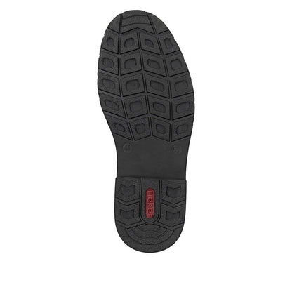 Rieker Gents Waxy Leather Chunky Sole Lace Up Shoe