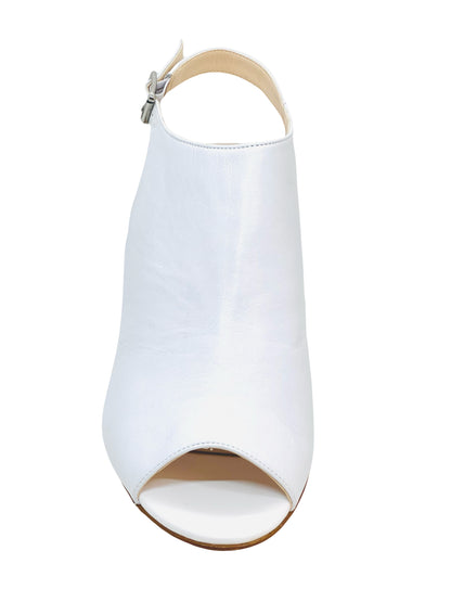 HB Shoes Shannon Ladies High Front Block Heel Sandal