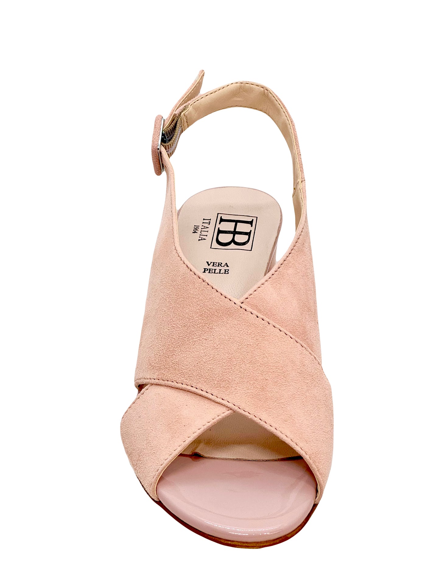 HB Shoes Susan Ladies Cross Front Block Heel Sandal