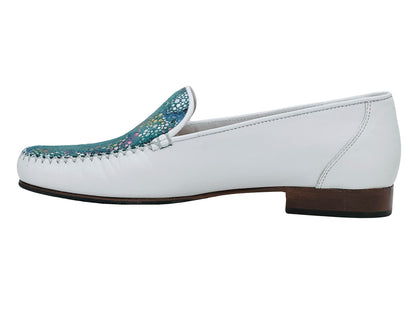 HB Ladies Multi Colour Vamp Classic Loafer