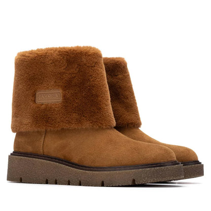 Carmela Ladies Flat Fur Boot
