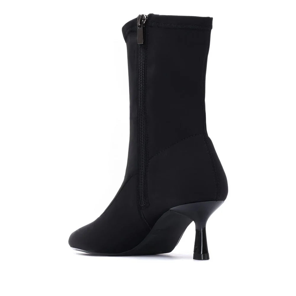 XTI Ladies Kitten Heel Ankle Boot