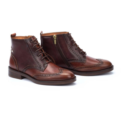 Pikolinos Puertollano Ladies Lace brogue Ankle Boot