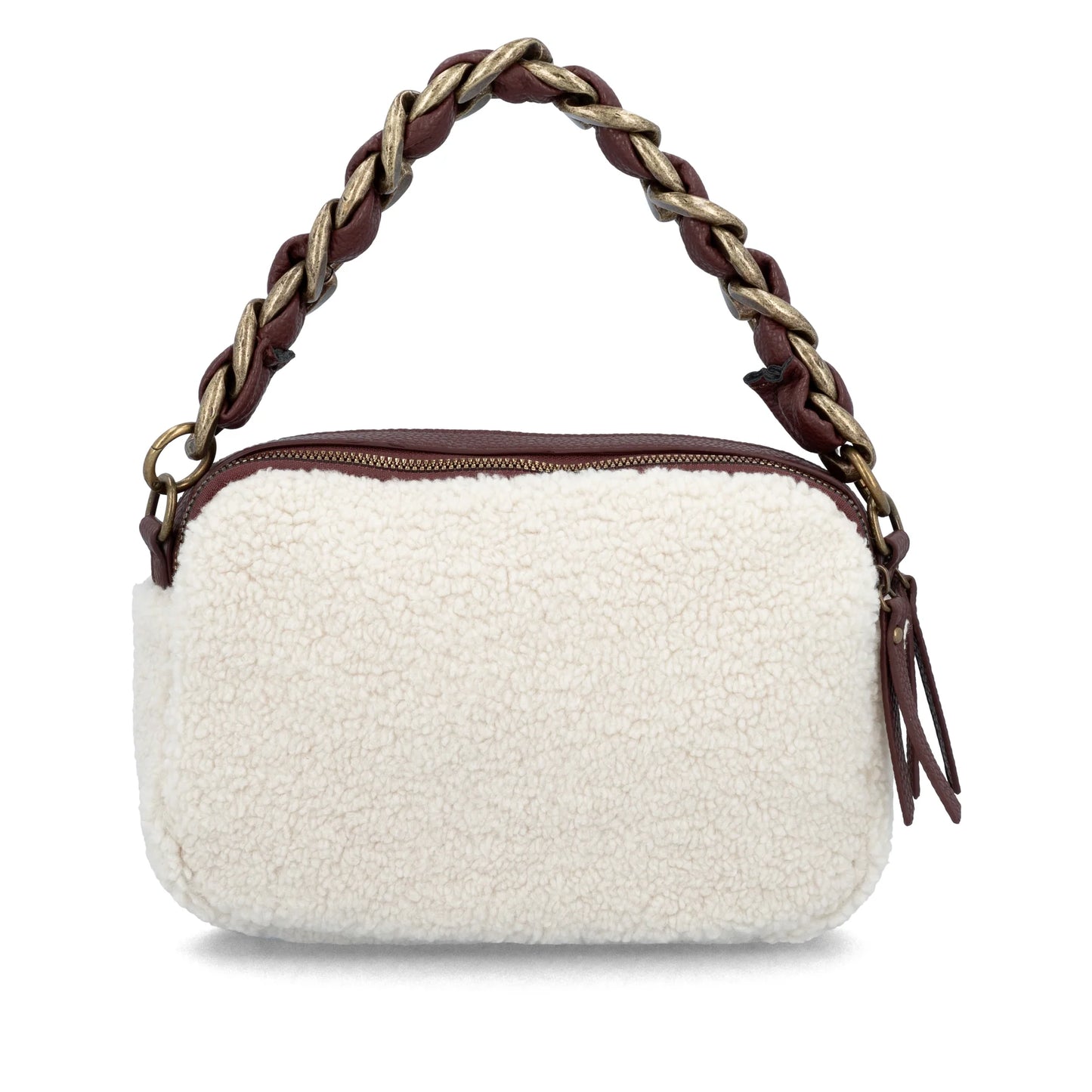 Remonte Ladies Fleece Chain Detail Box Bag