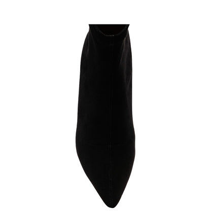 Ravel Madruga Ladies Kitten Heel Micro Fiber Ankle Boot