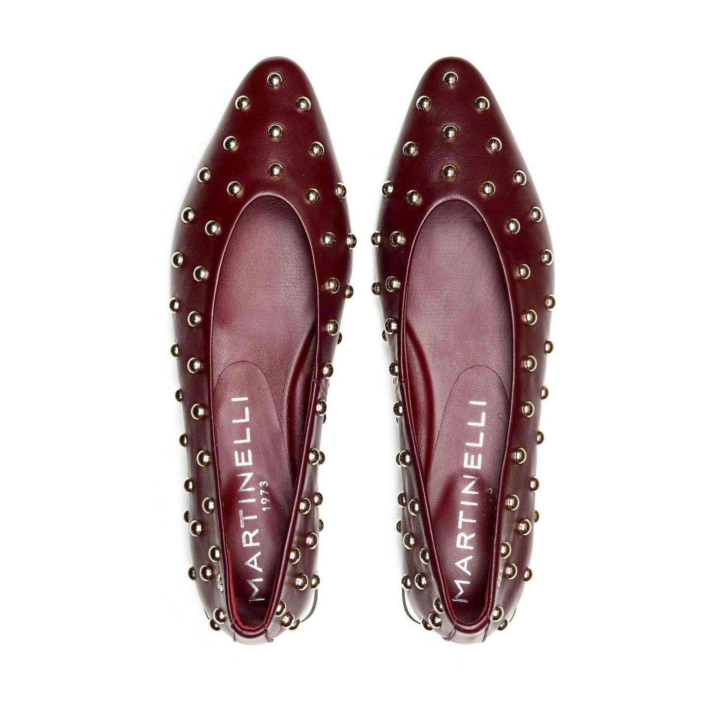Martinelli Vescia Ladies Large Stud Flat Pump