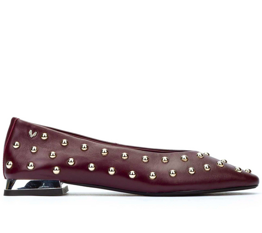 Martinelli Vescia Ladies Large Stud Flat Pump