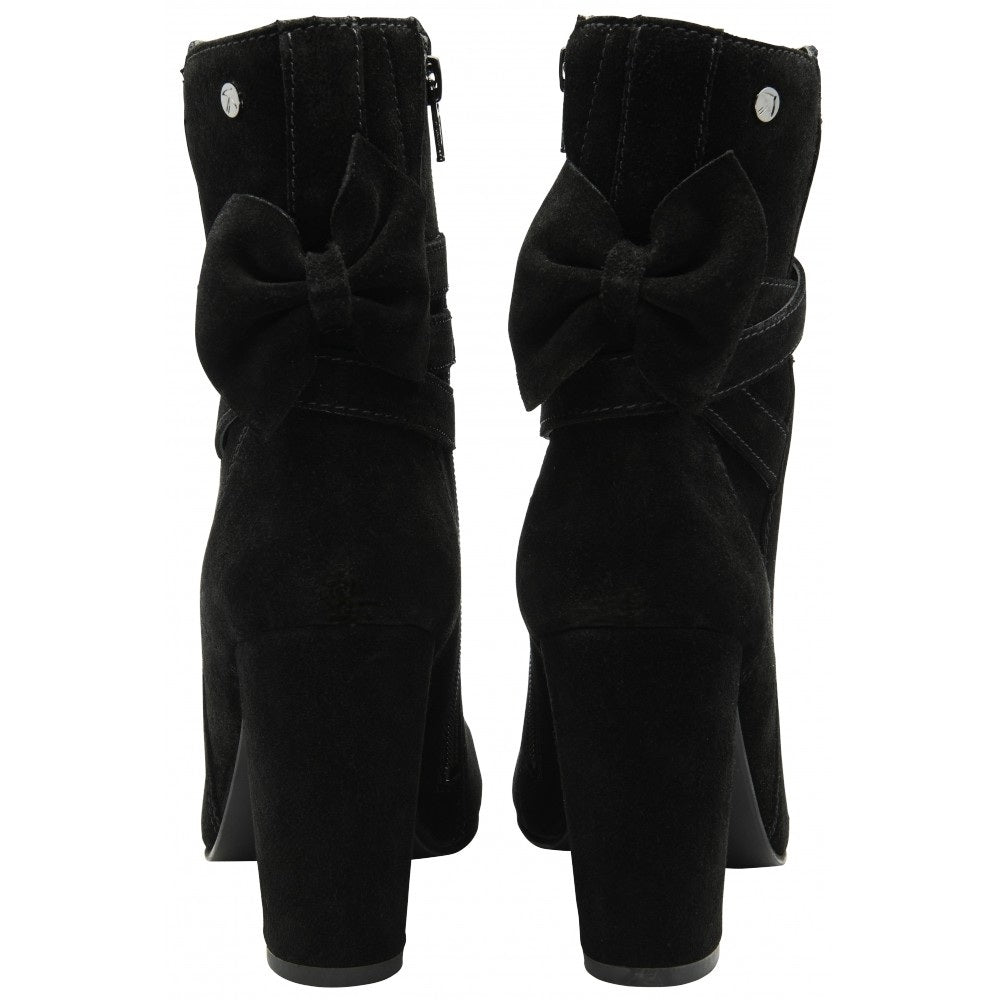 Ravel Alder Ladies Bow Detail Suede Ankle Boot