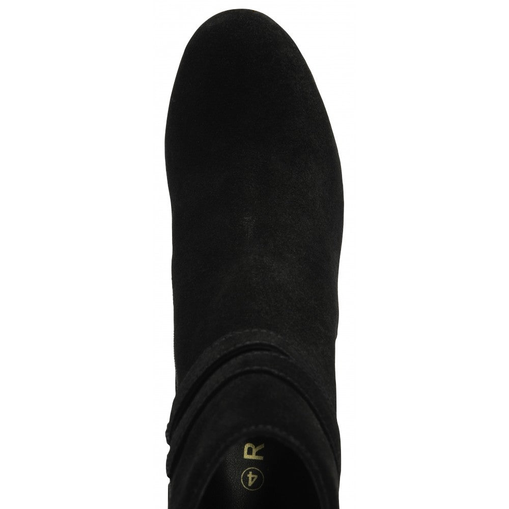 Ravel Alder Ladies Bow Detail Suede Ankle Boot