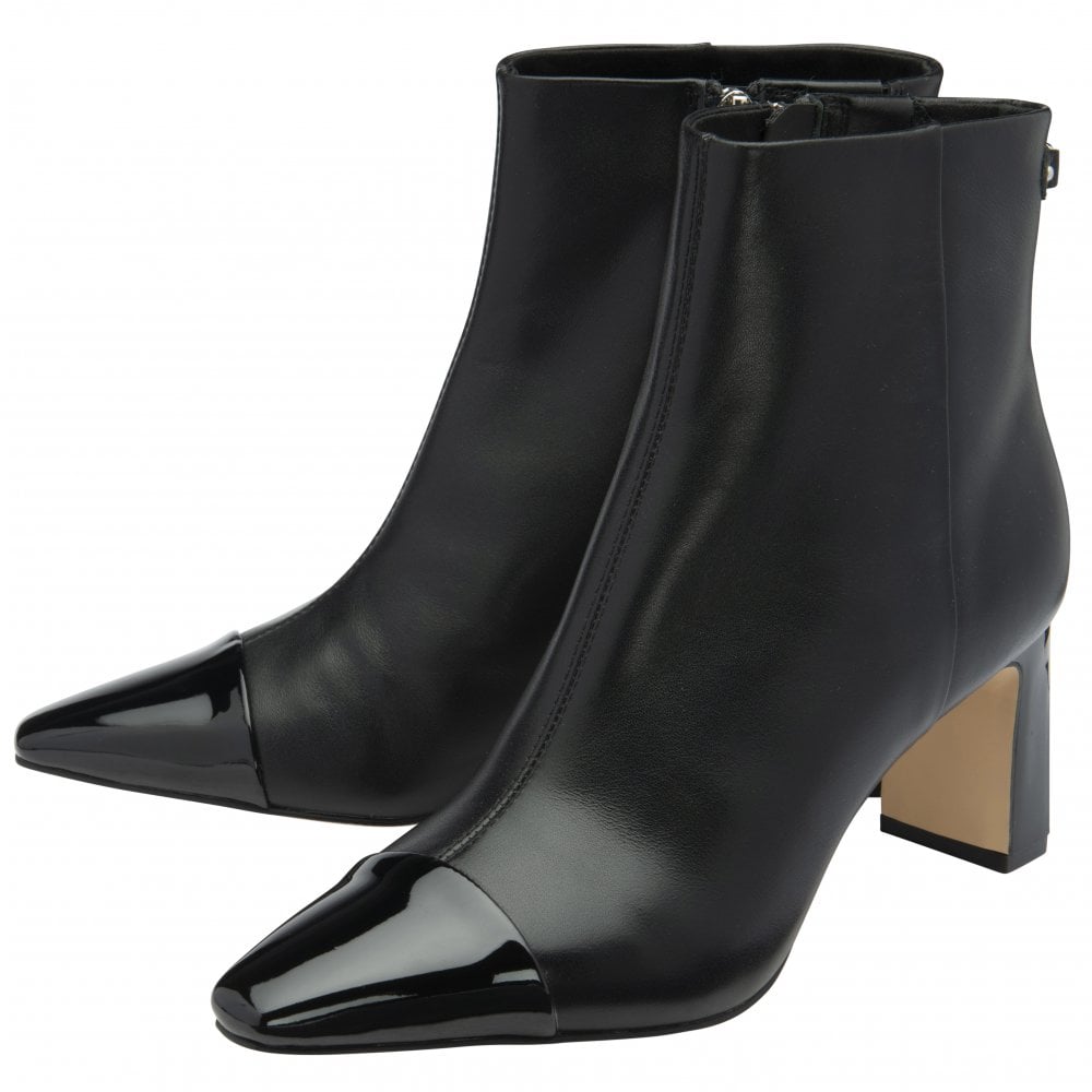 Lotus Danni Ladies Patent Toe Ankle Boot