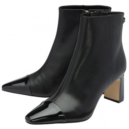 Lotus Danni Ladies Patent Toe Ankle Boot