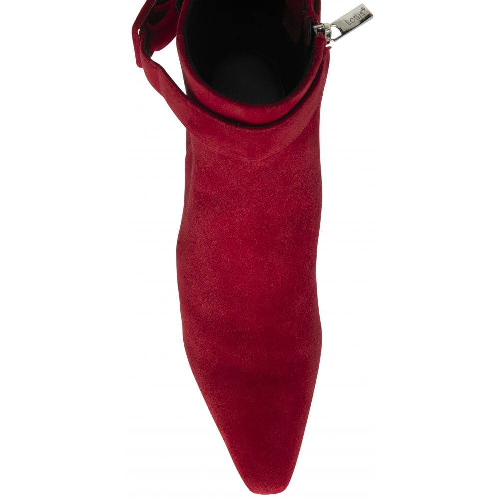 Lotus Nadine Ladies Buckle Trim Ankle Boot