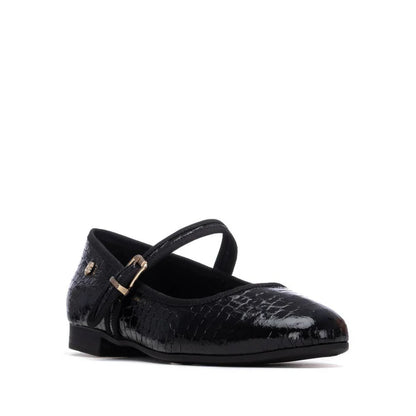 Carmela Ladies Croco Print Mary Jane Shoe