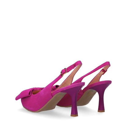 Bioeco Ladies Bow Front Slim Heel Sling Back