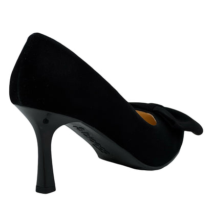 Bioeco Ladies Bow From Slim Heel Court Shoe