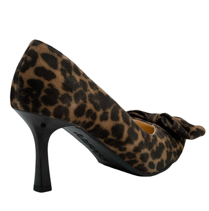 Bioeco Ladies Bow From Slim Heel Court Shoe