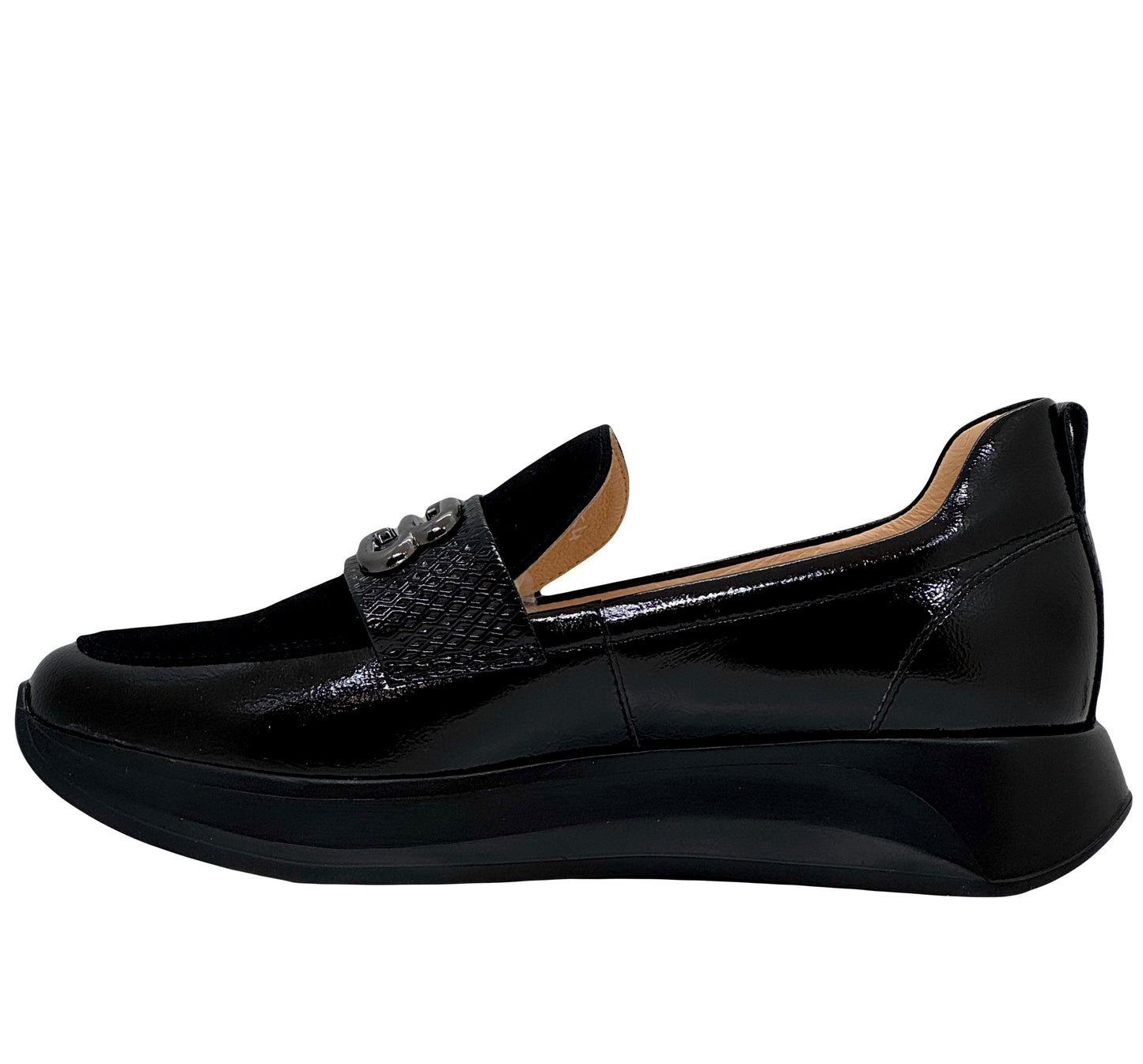 Bioeco Ladies Tab Front Flatform Loafer