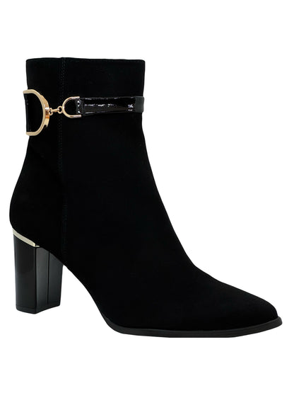 Bioeco Ladies Buckle Trim Ankle Boot