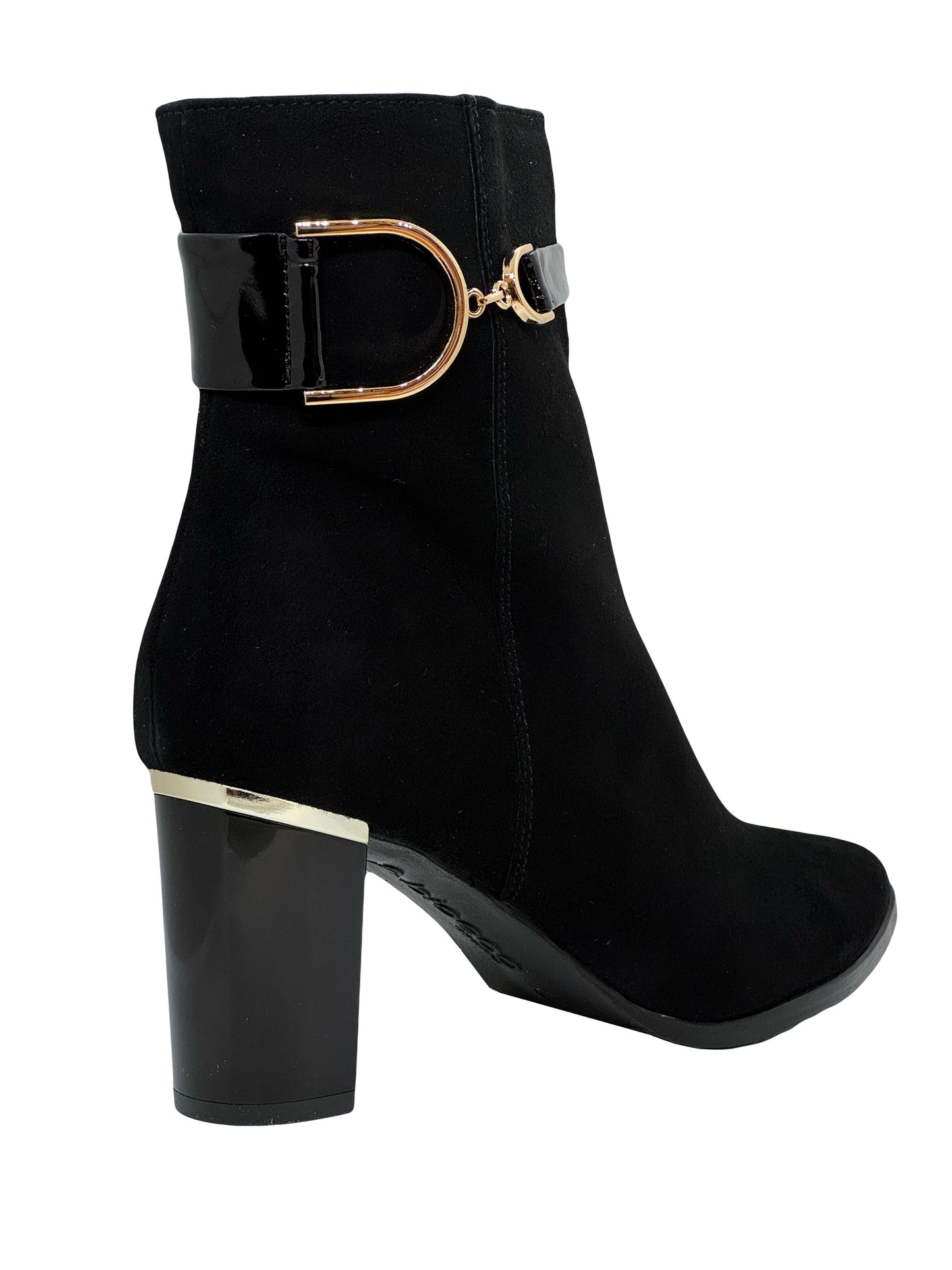 Bioeco Ladies Buckle Trim Ankle Boot