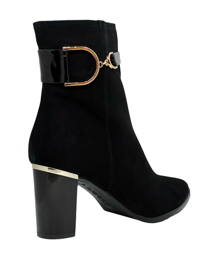 Bioeco Ladies Buckle Trim Ankle Boot