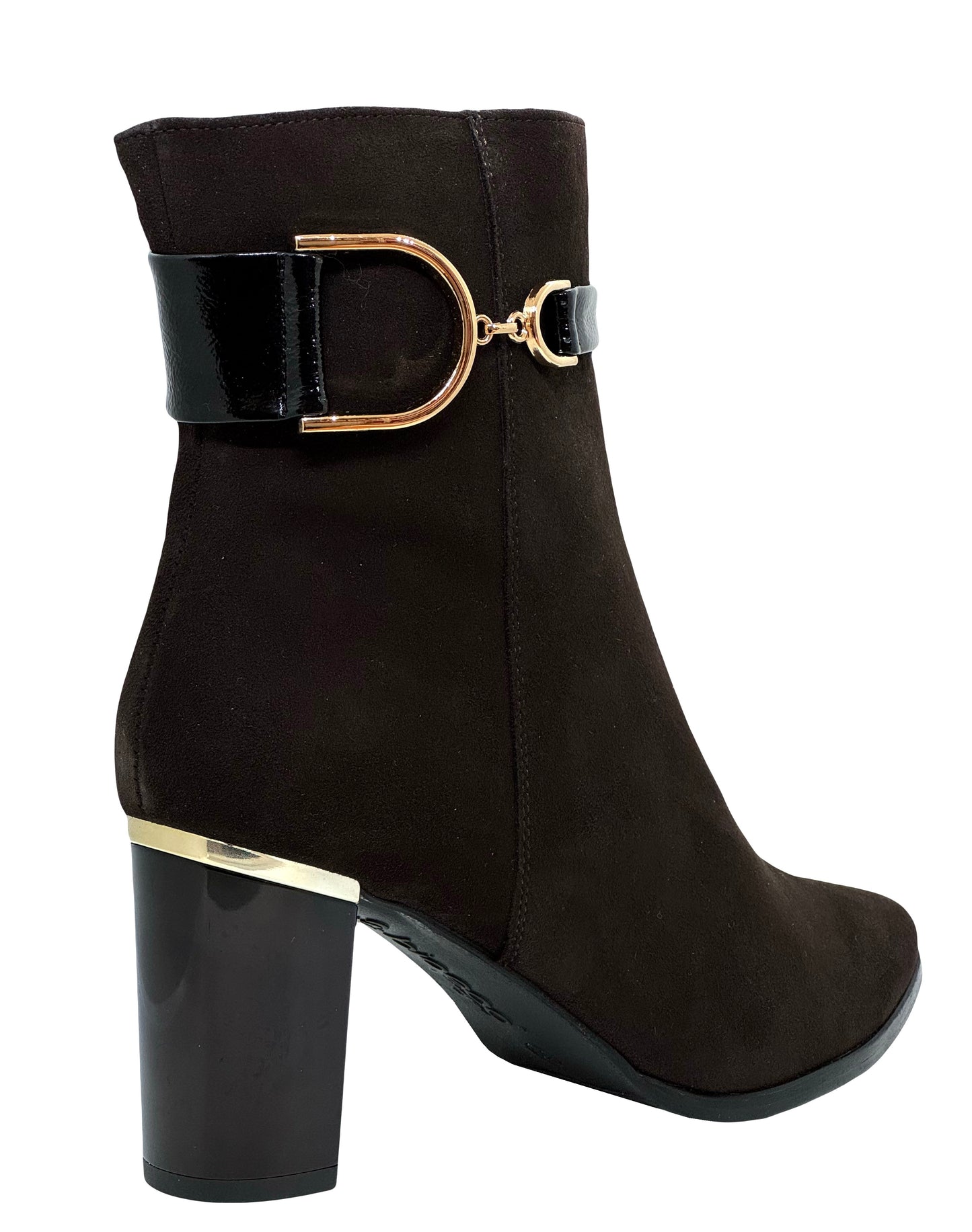 Bioeco Ladies Buckle Trim Ankle Boot