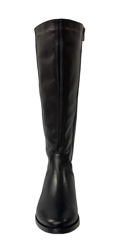 Bioeco Ladies Wide Leg Stretch Back Flat Heel Boot