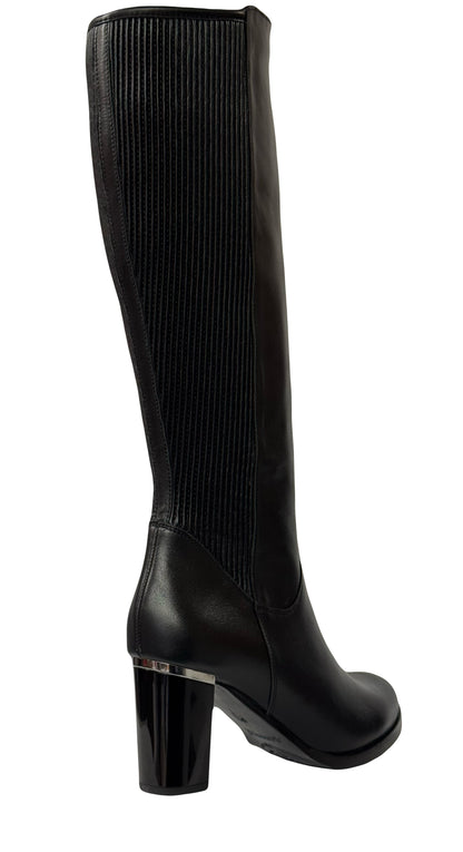 Bioeco Ladies Mid Heel Stretch Back Boot