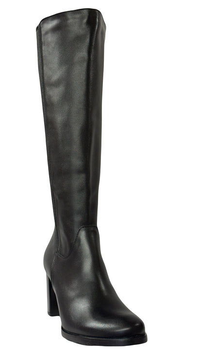 Bioeco Ladies Mid Heel Stretch Back Boot