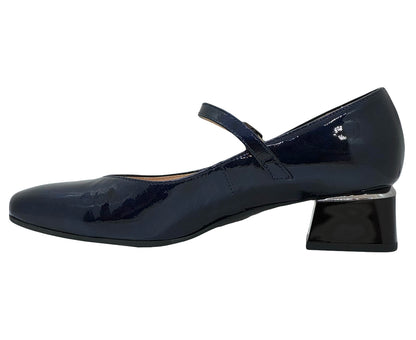 Bioeco Mary Jane Block Heel Shoe