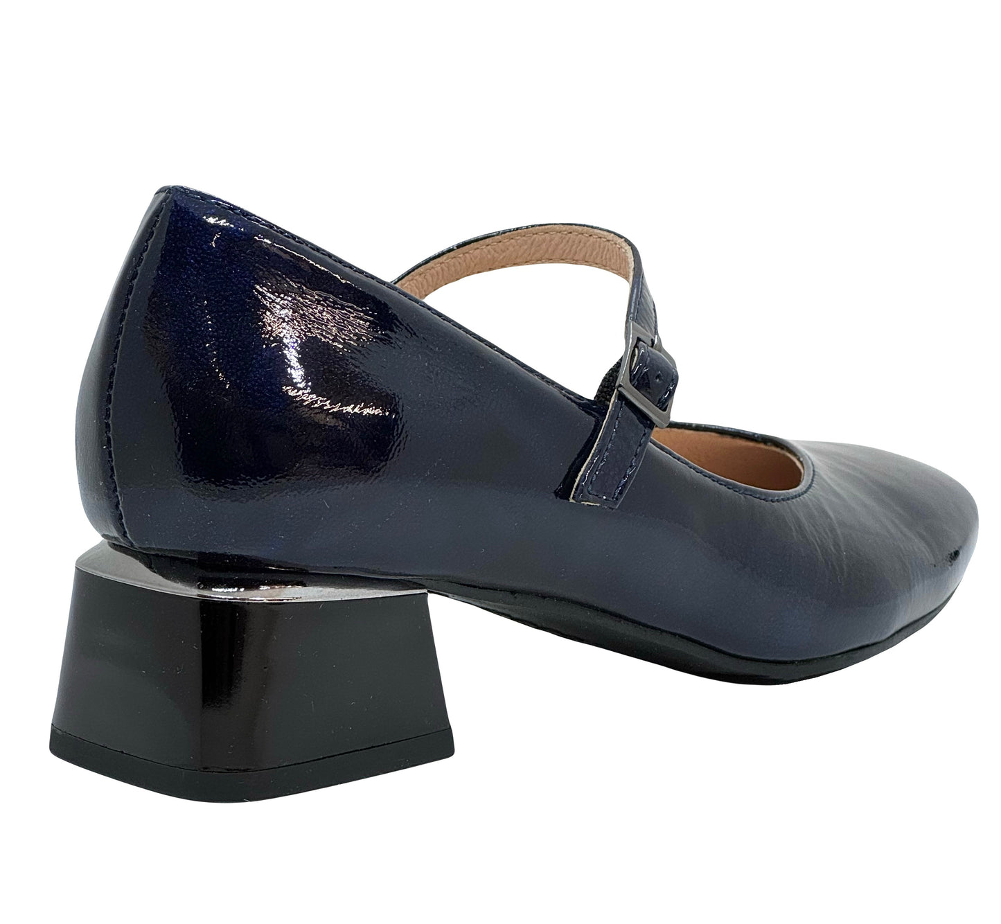 Bioeco Mary Jane Block Heel Shoe