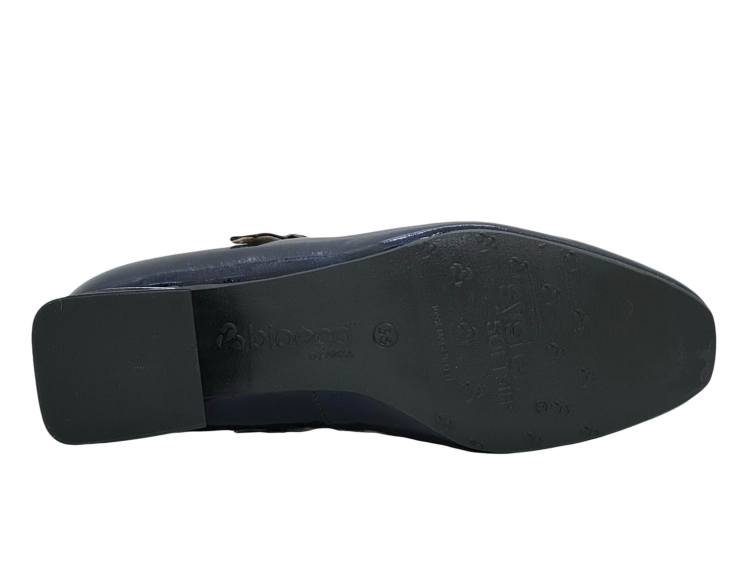 Bioeco Mary Jane Block Heel Shoe