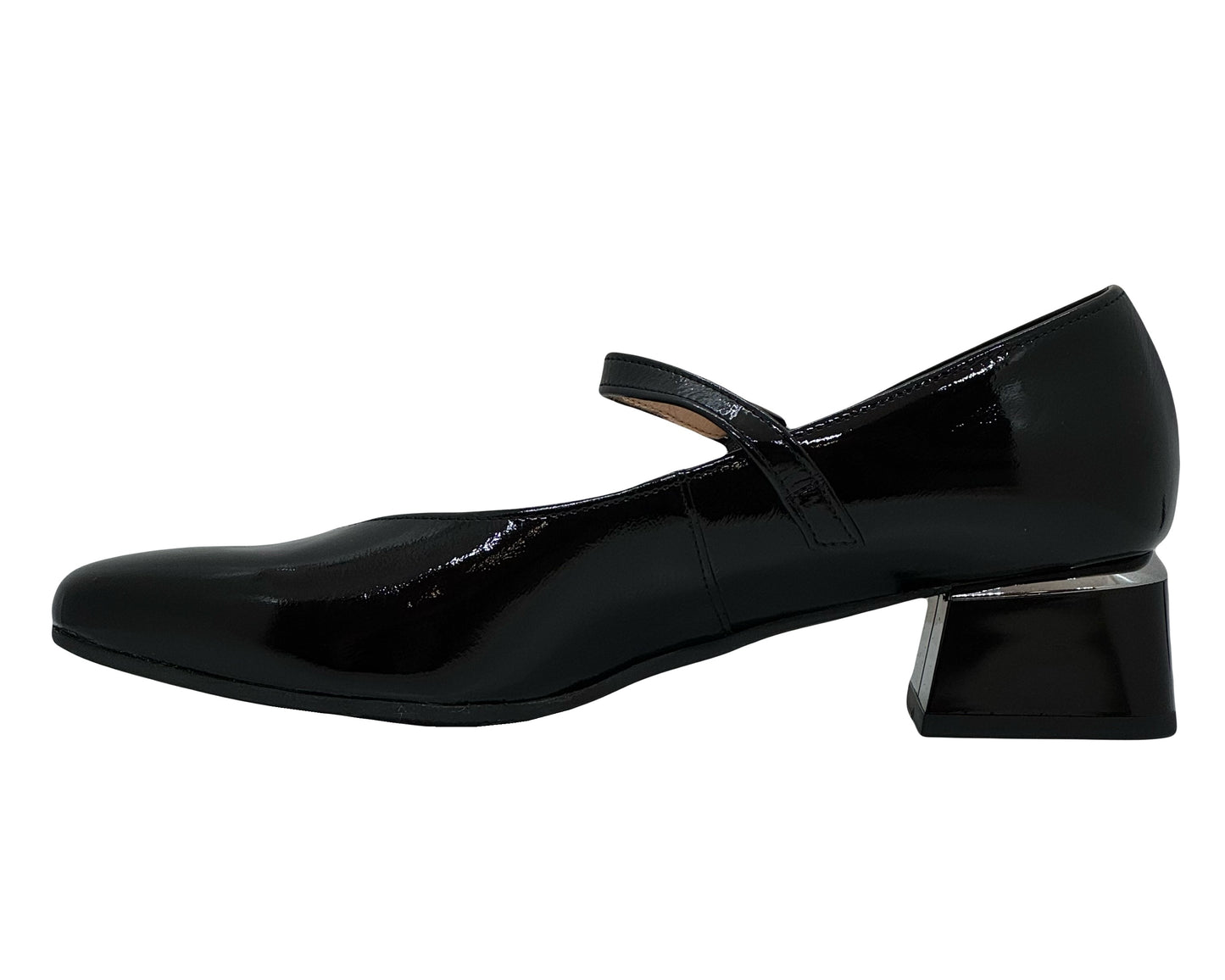 Bioeco Mary Jane Block Heel Shoe