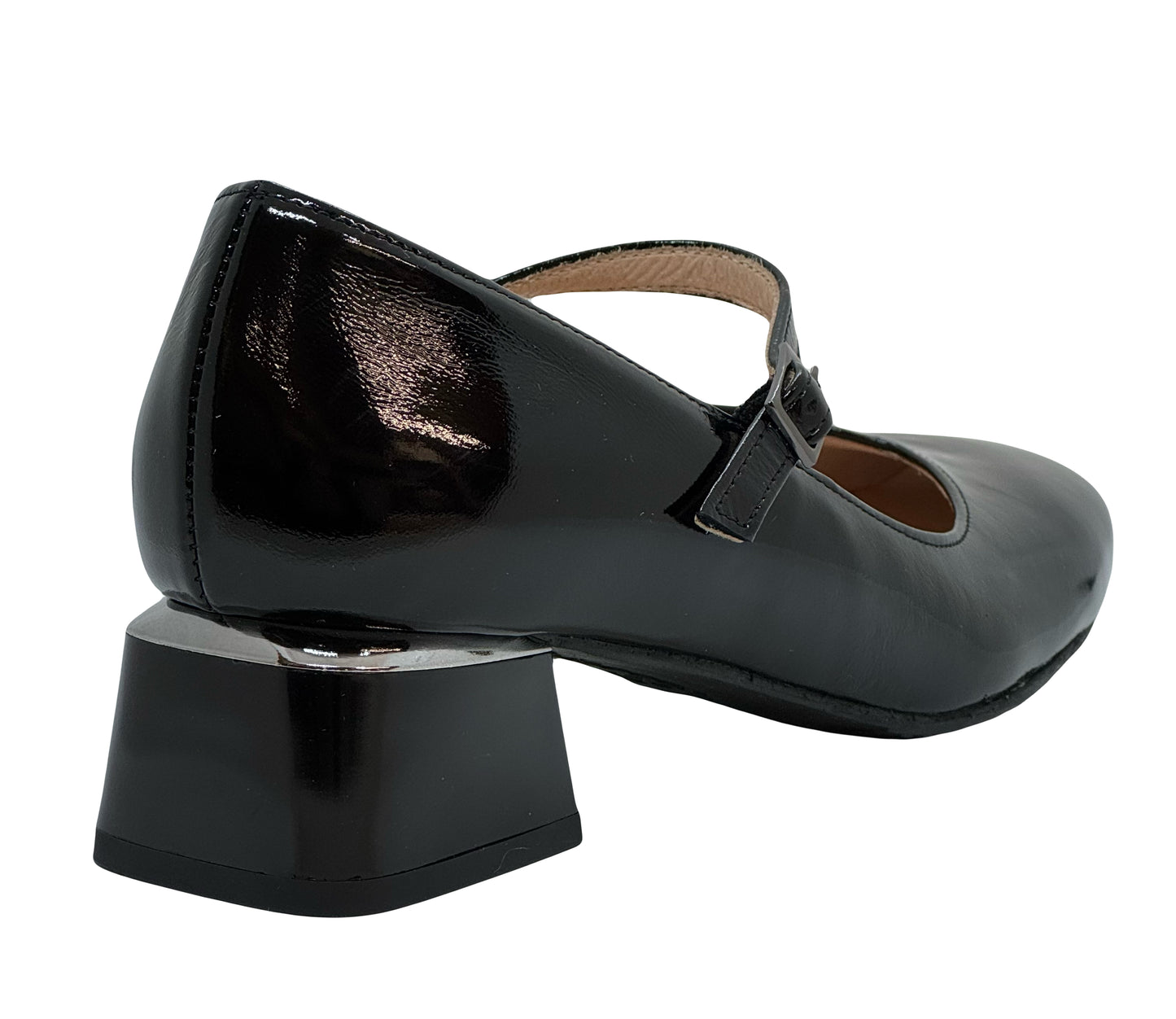 Bioeco Mary Jane Block Heel Shoe