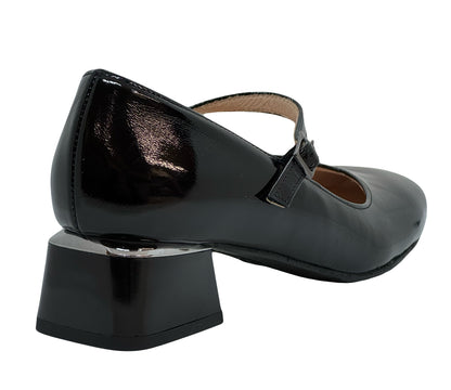 Bioeco Mary Jane Block Heel Shoe