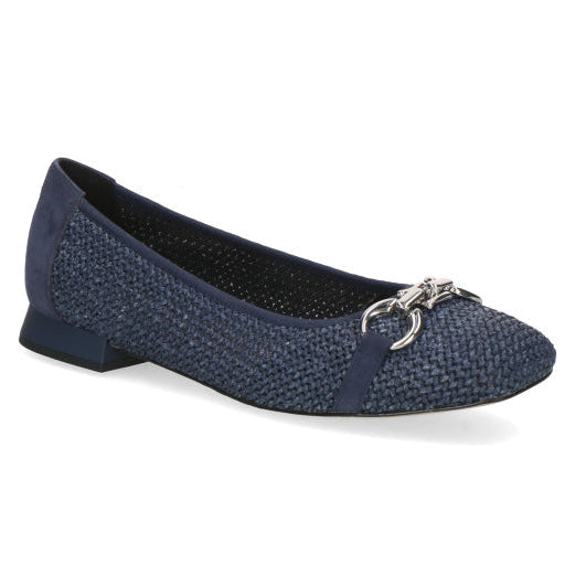 Caprice ladies Snaffle Trim Low Heel Pump