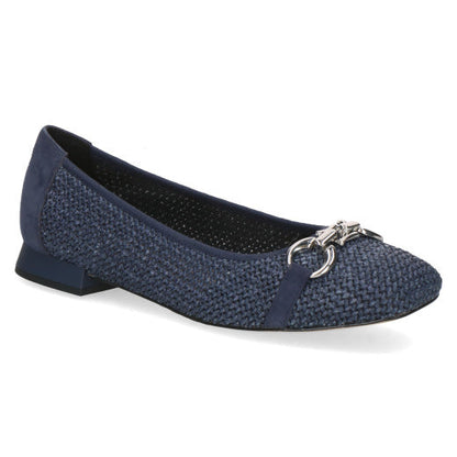 Caprice ladies Snaffle Trim Low Heel Pump
