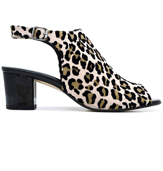 HB Ladies Block Heel Peep Toe Sandal