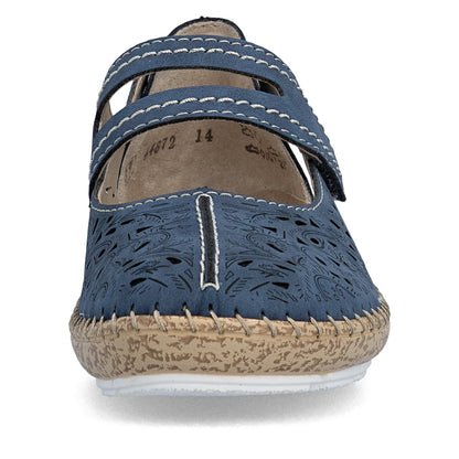 Rieker Ladies Velcro Strap Mary Jane